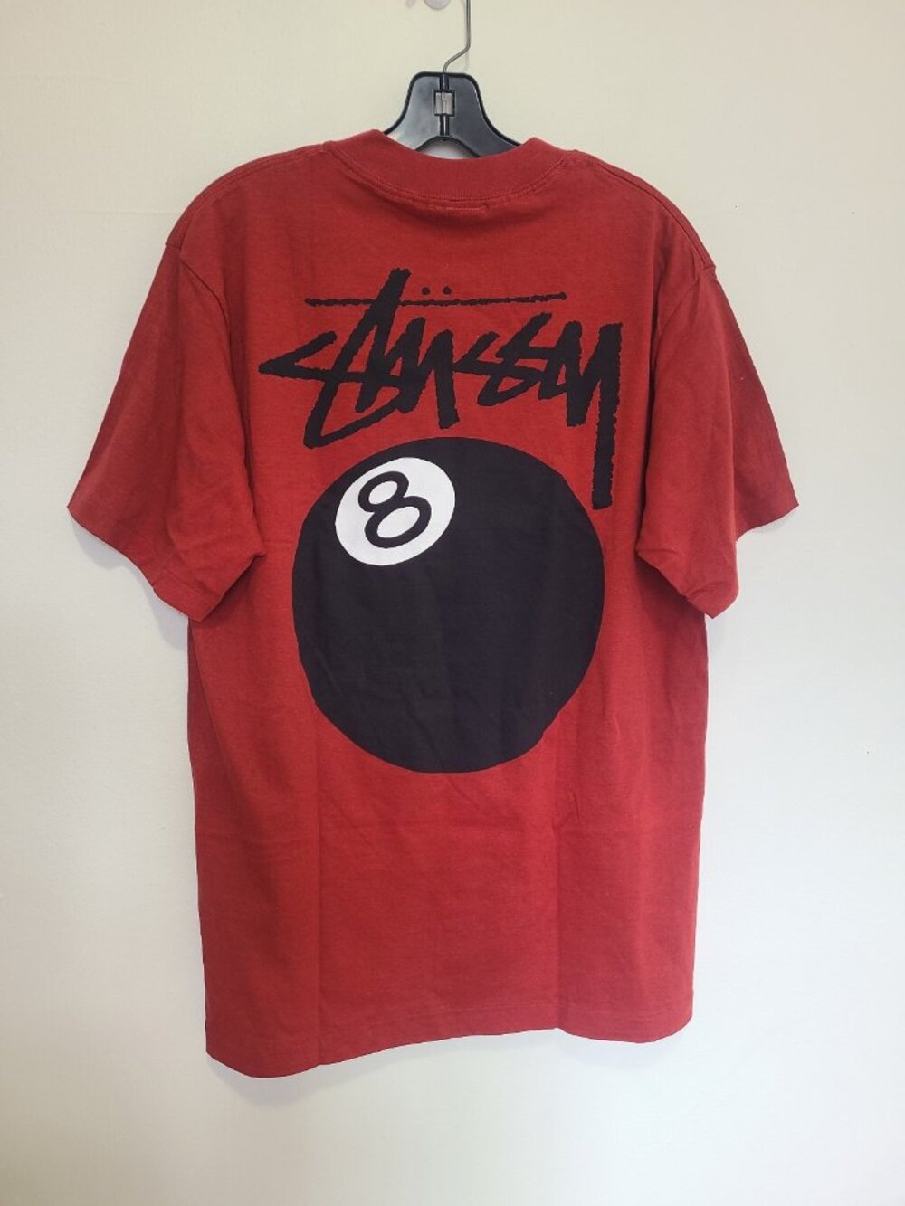 Vintage 90s Stüssy 8-Ball Double-Sided Tee Shirt Made in USA L
